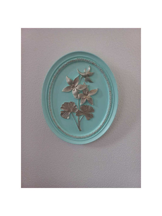 SteweHome Διακοσμητικό Τοίχου Πράσινο 21x17cm