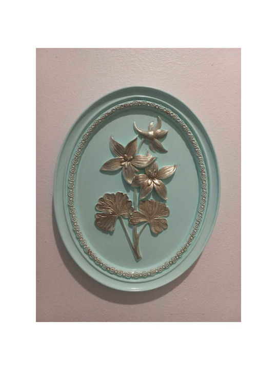 SteweHome Διακοσμητικό Τοίχου Πράσινο 21x17cm