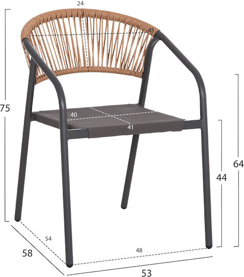 Garten- und Outdoor-Möbelset Bruno 5 Stück Homemarkt