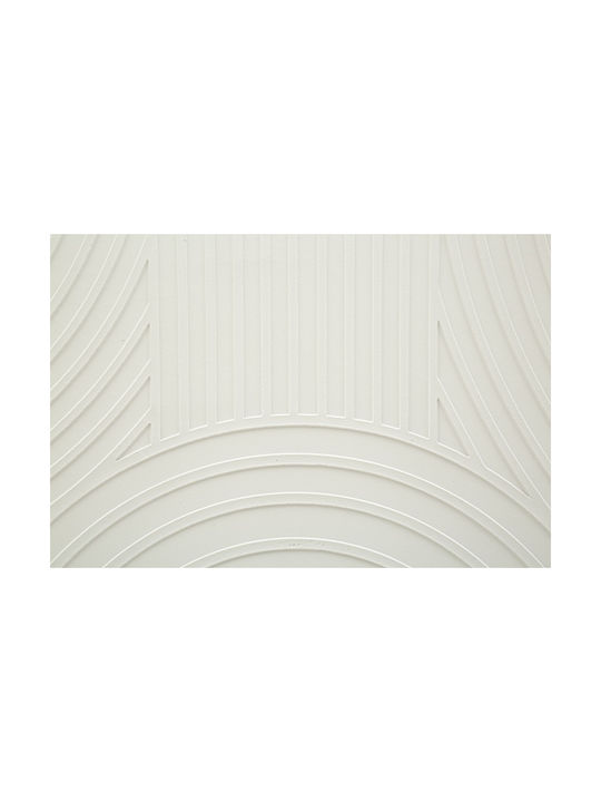 Modern Design Embossed White Color Frame Painting 80x3.8x120cm