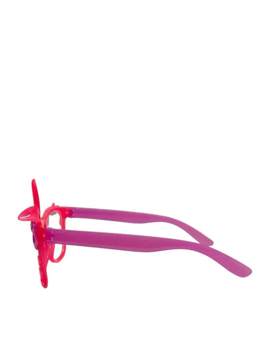 Nerd Clear Kids Sunglasses Hello Kitty Pink