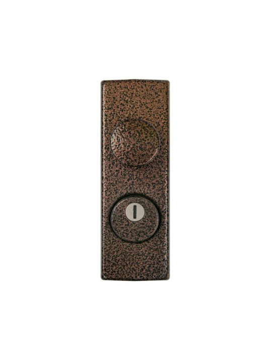 Türknopf Vordertür Shagreen