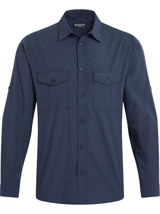 Long Sleeve Shirt Navy Blue