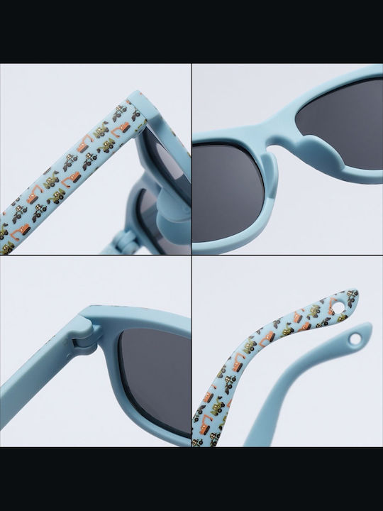 Ochelari De Soare Pentru Copii Ovali Cu Lentile Polarized Albăstrui Pentru 1-3 Ani