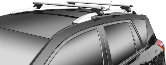 Menabo Aluminum Car Roof Bars Brio 120 Cm Silver Color Volkswagen Tiguan 5n 5 Doors 2011>2016 Raised Rails Parallel Bars Set 2 Pieces 4000/mb Mp.4000/mb-332