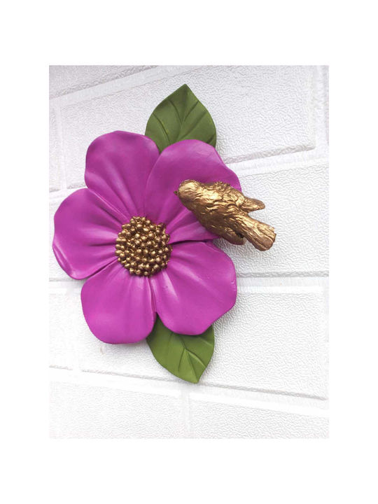 SteweHome Hanging Handmade Purple Decorative 20x17cm