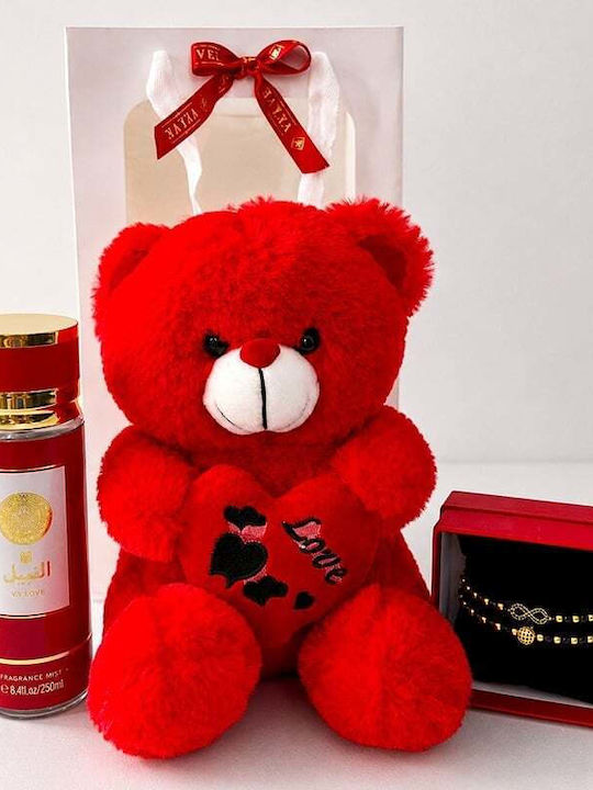 Velve Set Bratari Martisor Pentru Femei Cu Design Inima 15cm