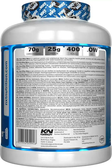 Nxt Nutrition Pure Whey Mass Whey Protein with Cookies & Cream Flavor 3.2kg