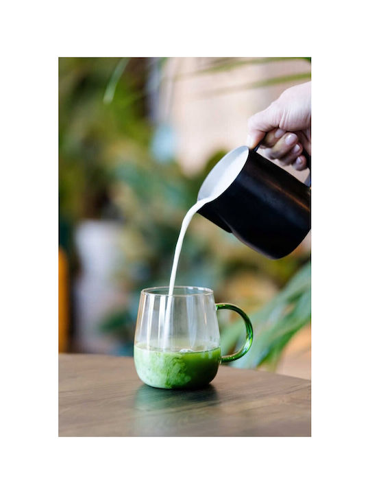 Vialli Design Set of Glasses Made of Glass in Green Colour 400ml 2 Pieces