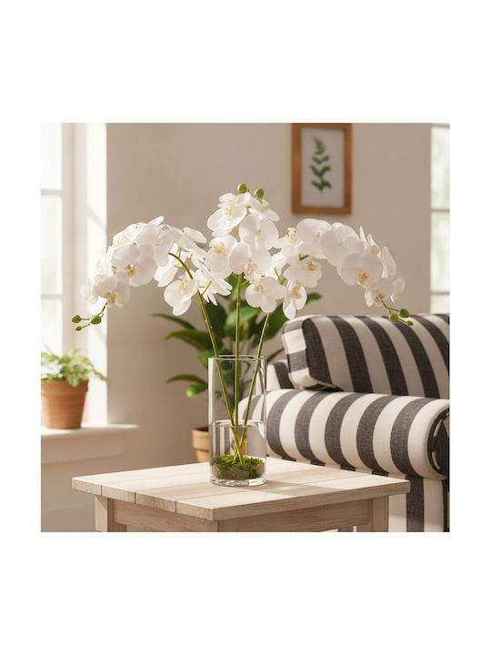 Artificial Orchid Branch 96 Cm White
