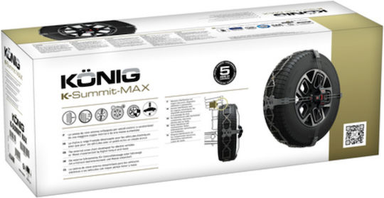 Konig K-summit Max K45 Spider Type Snow Chains Passenger Car 2pcs
