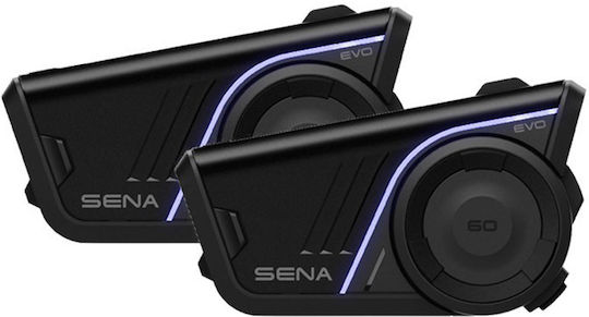 Sena 60S-EVO-01D Двоен Интерком за Каска за Мотор с Bluetooth