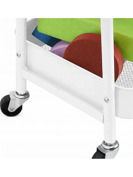 Verk Group Metal Kitchen Trolley White