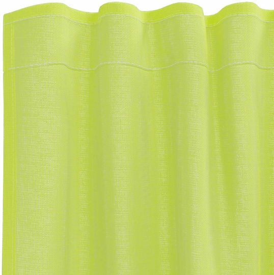 vidaXL Set Curtains with Tab Tops Apple Green 140x245cm