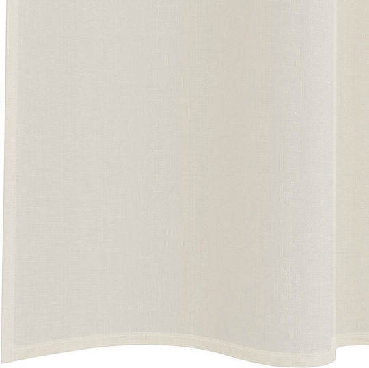 vidaXL Set Vorhänge mit Oberer Registerkarte Creme 140x260cm