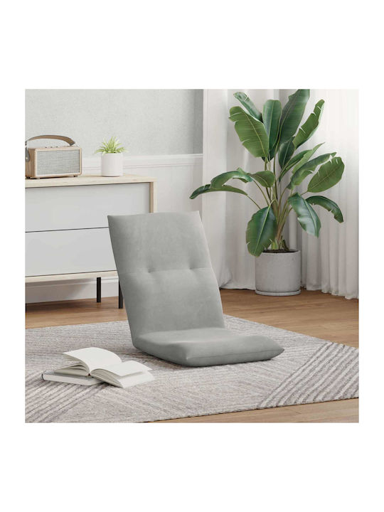 Multifunctional Bean Bag Chair Light Gray 46x50x61cm