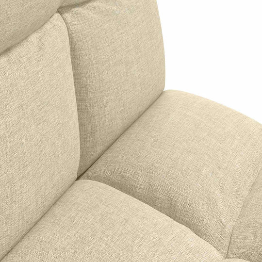 Multifunctional Bean Bag Chair Cream 50x61x57cm