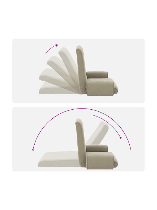 Vielseitiger Sitzsack Pouf Sand 68x51x56cm