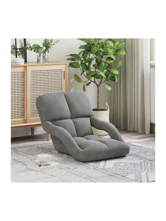 Vielseitiger Sitzsack Pouf Dunkelgrau 58x62x58cm