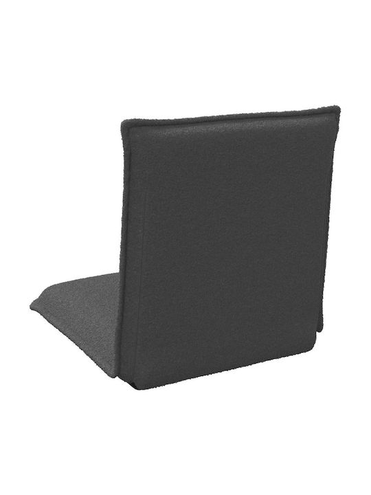 Vielseitiger Sitzsack Pouf Dunkelgrau 54x64x59cm