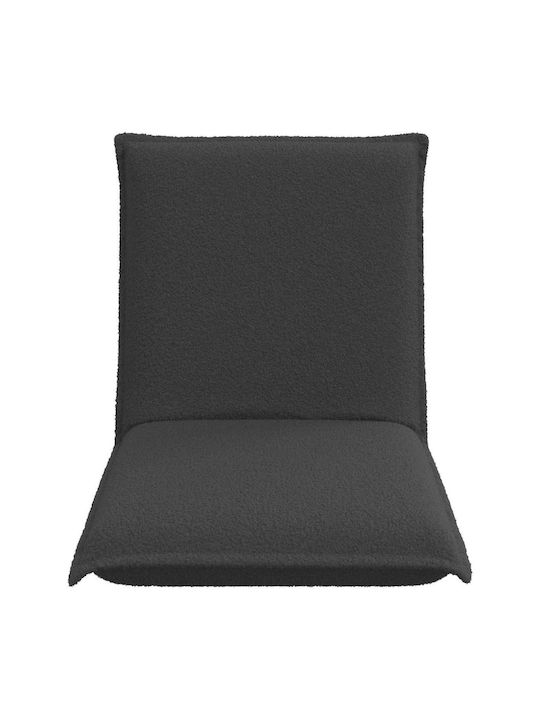 Vielseitiger Sitzsack Pouf Dunkelgrau 54x64x59cm
