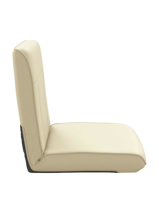Vielseitiger Sitzsack Pouf Sessel Crem 50x73x60cm