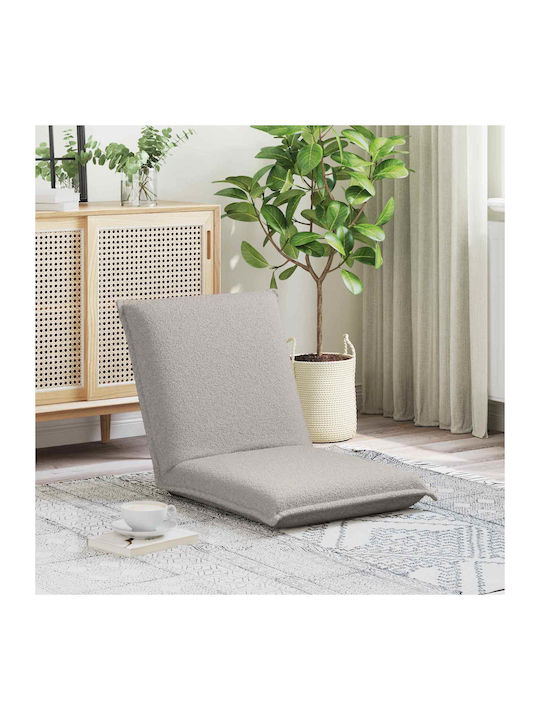 Vielseitiger Sitzsack Pouf Offenes Grau 54x64x59cm