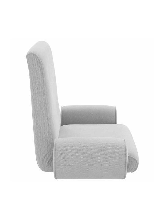 Vielseitiger Sitzsack Pouf Offenes Grau 68x51x56cm