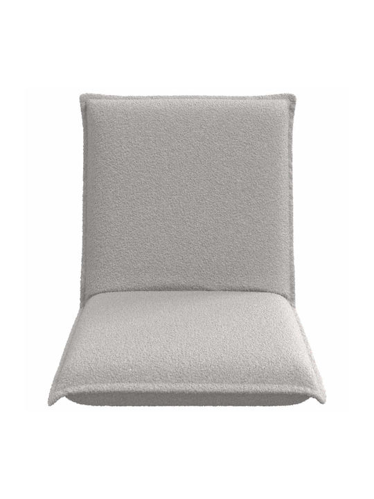 Vielseitiger Sitzsack Pouf Offenes Grau 54x64x59cm