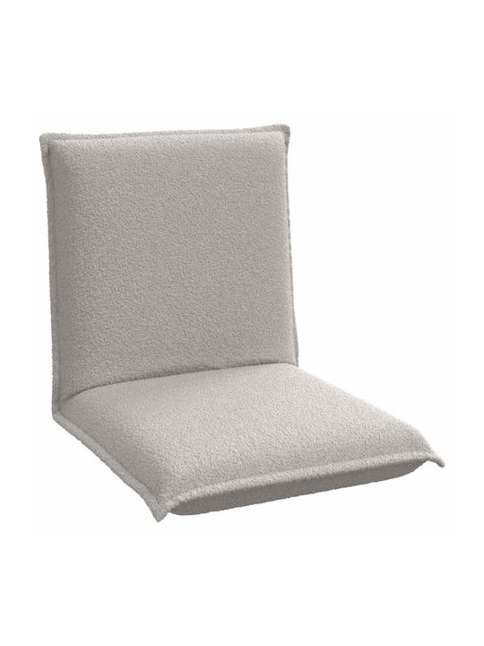Vielseitiger Sitzsack Pouf Offenes Grau 54x64x59cm