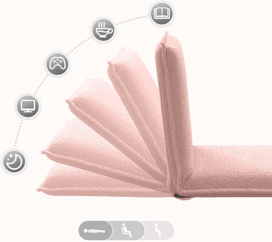 Vielseitiger Sitzsack Pouf Rosa 54x64x59cm