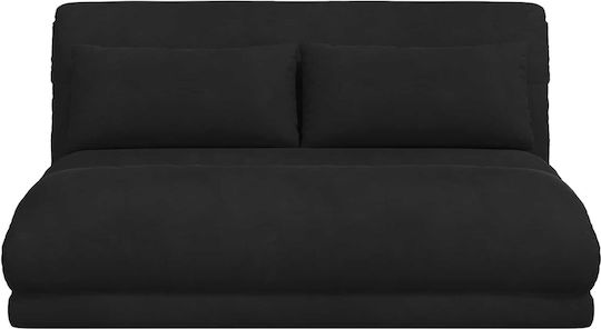 Πολυμορφικός Πουφ Καναπές Μαύρο 110x82x55cm
