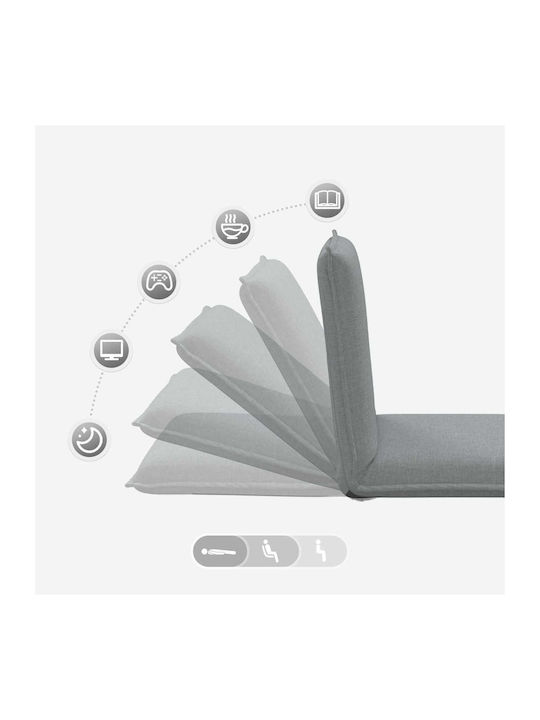 Multifunctional Bean Bag Chair Light Gray 54x64x59cm