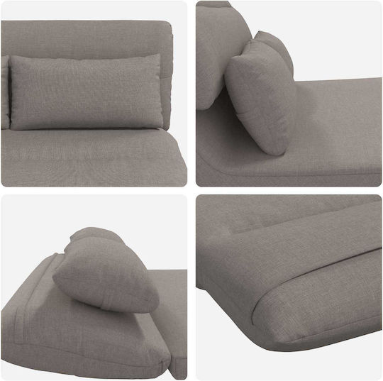 Πολυμορφικός Πουφ Καναπές Taupe 110x82x55cm
