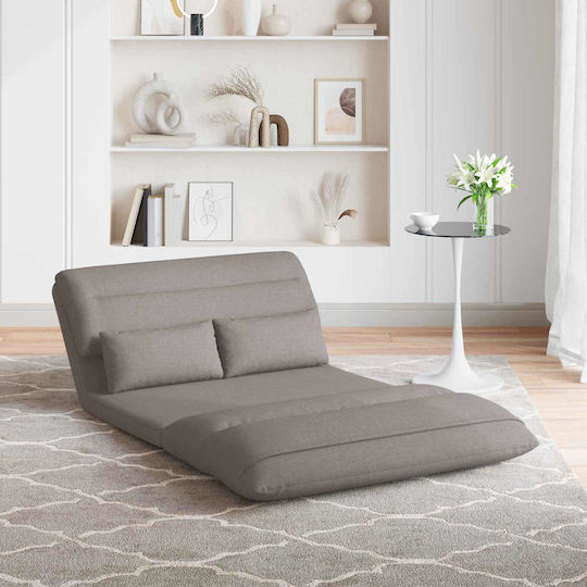 Πολυμορφικός Πουφ Καναπές Taupe 110x82x55cm