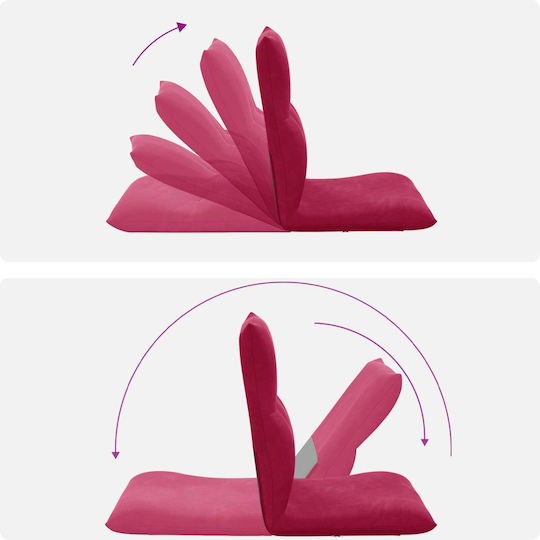 Multifunctional Bean Bag Chair Red 46x50x61cm