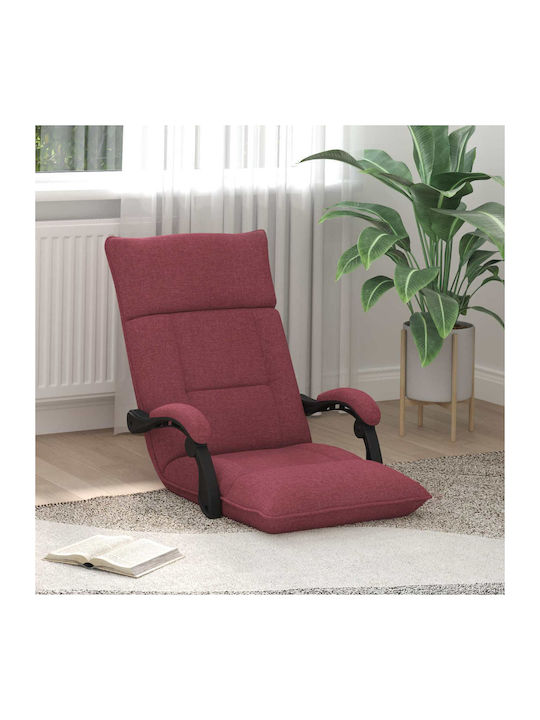 Vielseitiger Sitzsack Pouf Rote 66x66x80cm