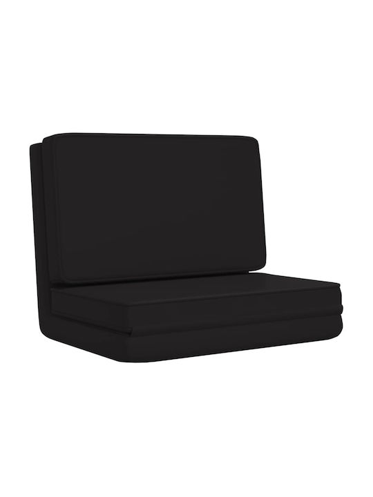 Vielseitiger Sitzsack Pouf Schwarze 70x55x57cm