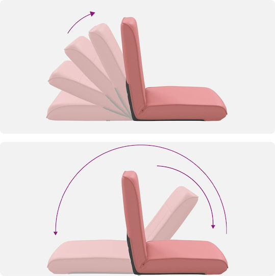 Multifunctional Bean Bag Chair Pink 50x73x60cm