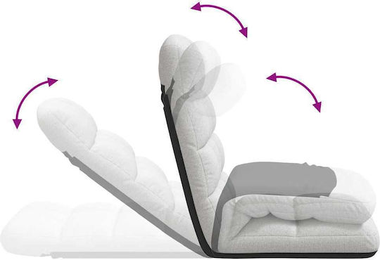 Vielseitiger Sitzsack Pouf Wasserdicht Grau 71x51x62cm