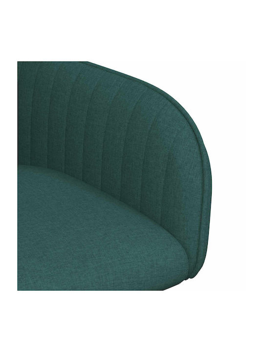 Dining Armchairs With Fabric Upholstery Green 2 Pieces 56.5x50x87.5cm