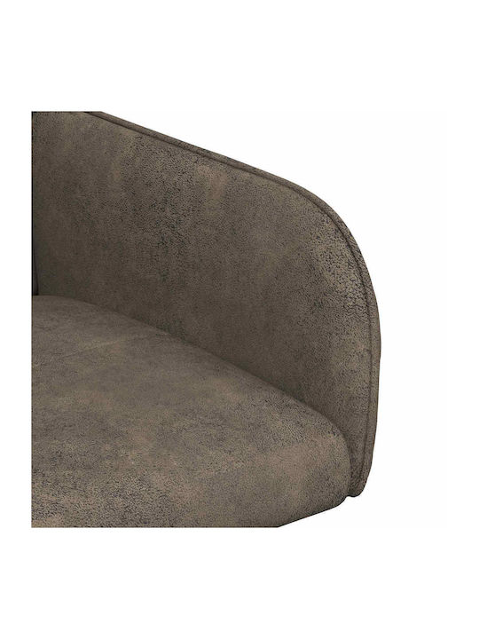 Ess- und Küchenstühle mit Echtes Leder Gray 4Stücke 59x56.5x85cm