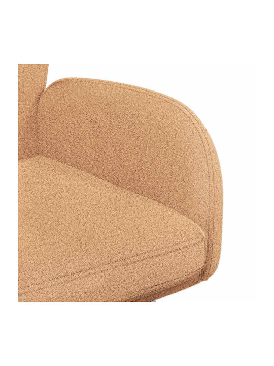 Dining Armchairs With Beige Fabric Upholstery 2 Pieces 54x58x87cm