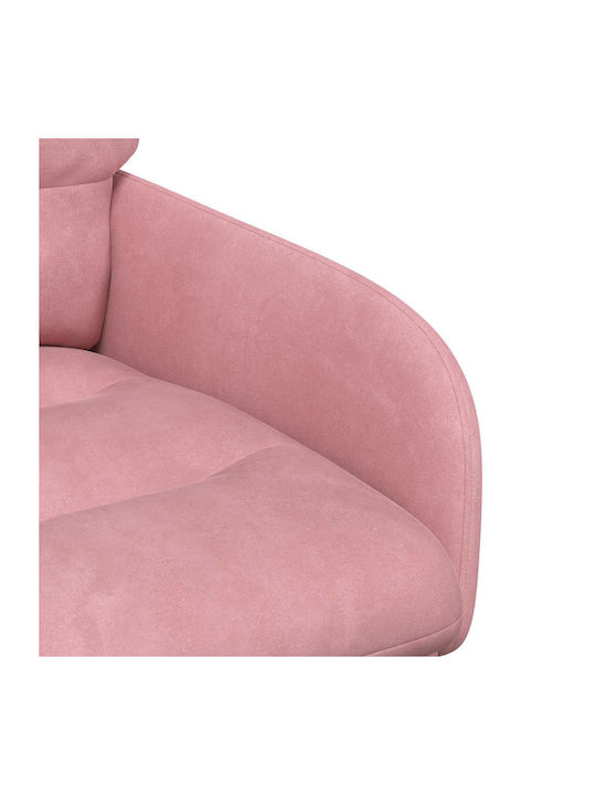 Samt Ess- und Küchenstühle Rosa 2 Stück 59x59.5x90cm