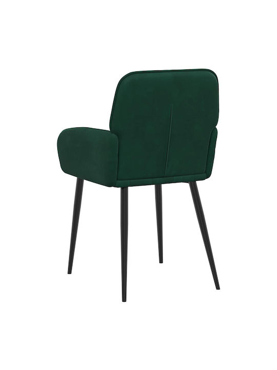 Velvet Green Dining Armchairs 2 Pieces 57x50x85 cm