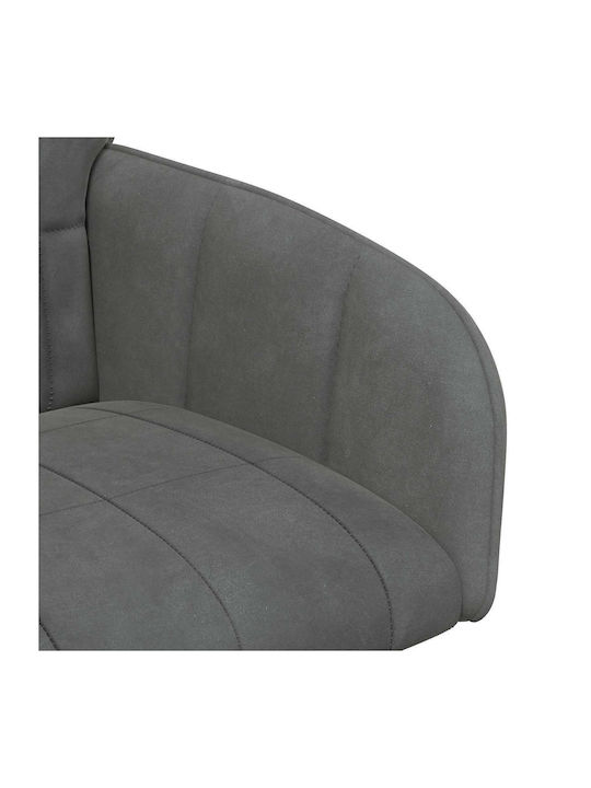 Dining Velvet Grey Armchairs 2 Pieces 57x50x85cm