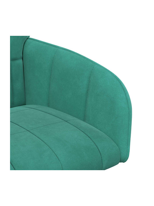 Velvet Turquoise Dining Armchairs 2 Pieces 57x50x85 cm