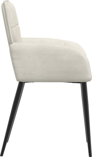 Samt Ess- und Küchenstühle Beigefür 6Stücke 57x50x85cm