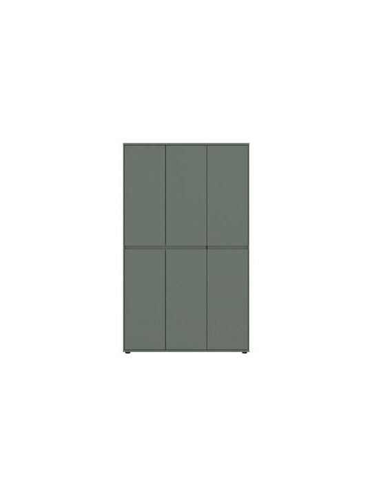 Βιβλιοθήκη Torfiou 103 Πράσινο 112x35x186εκ.