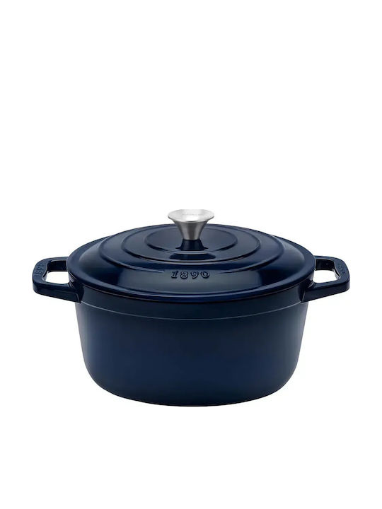 HKoenig Round Cast Iron Dutch Oven 30cm 3.3lt